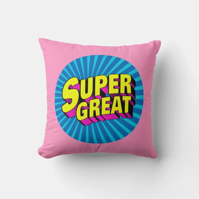 Super Great Kissen (Vorderseite)