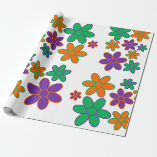 Super Groovy 70er Style Geschenkpapier