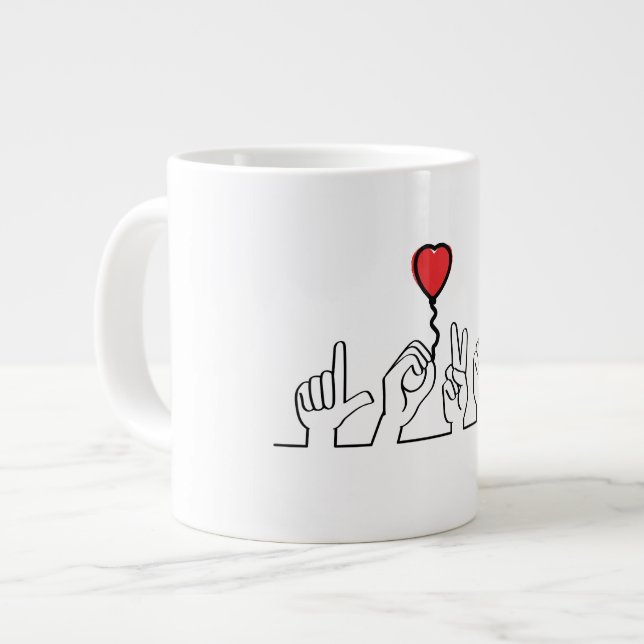 Super grote Mok Jumbo-Tasse (Vorderseite Links)