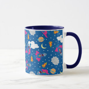 Super Grover 2.0 Nachthimmel-Muster Tasse