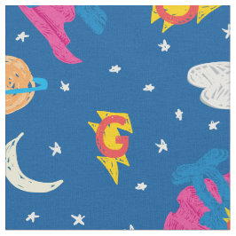 Super Grover 2.0 Night Sky Muster Stoff