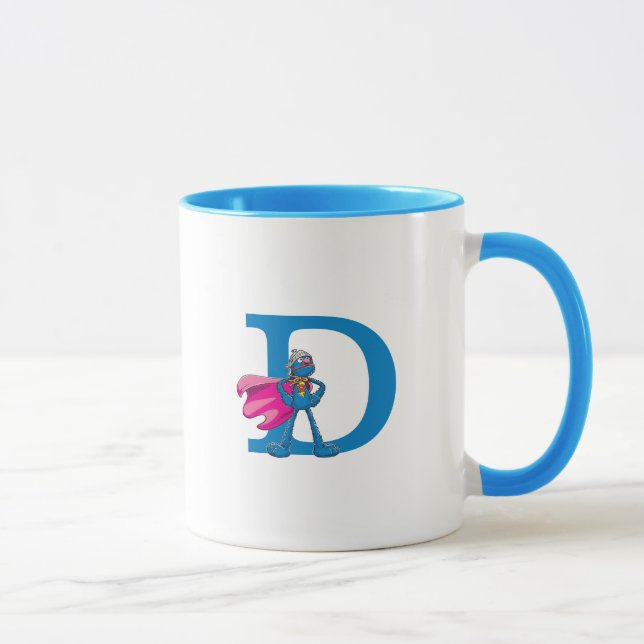 Super Grover Monogram D Tasse (Rechts)