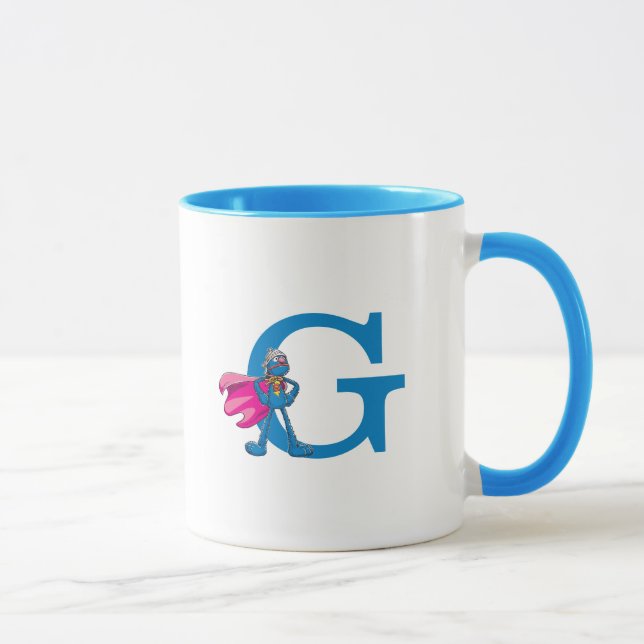 Super Grover Monogram G Tasse (Rechts)