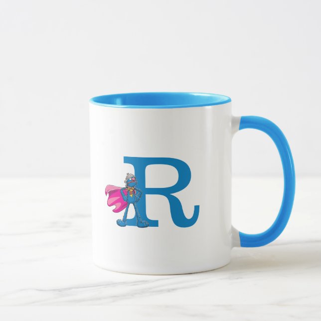 Super Grover Monogram R Tasse (Rechts)