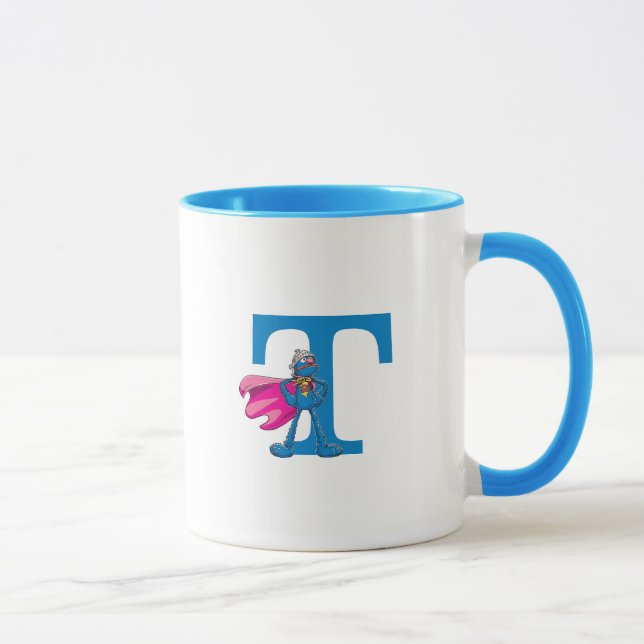 Super Grover Monogram T Tasse (Rechts)