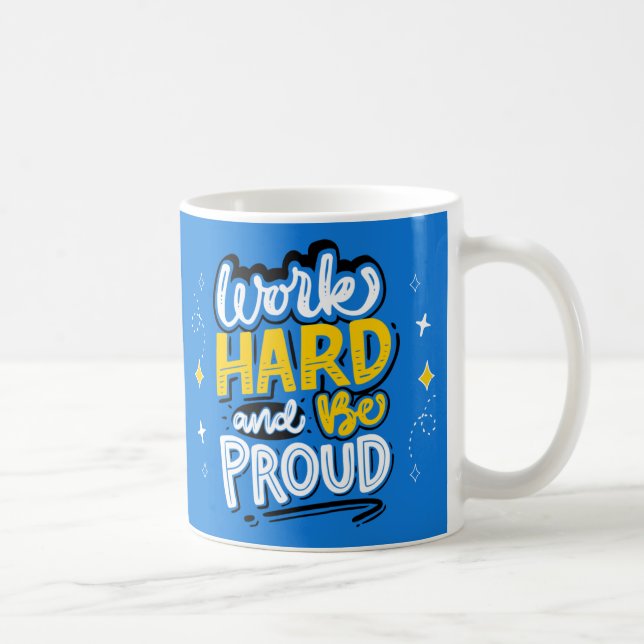 Super; harte und sichere Motivation Kaffeetasse (Rechts)
