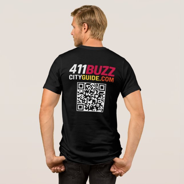 sUPER HERO 411 Tri-Blend Shirt (Rückseite voll)