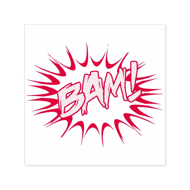Super Hero Classic Bam! Aktionsblase Permastempel (Design)