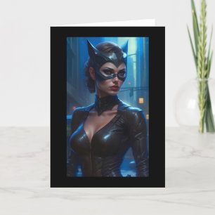 Super Hero Goddess Grußkarte Danke Karte