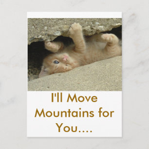 Super Hero Kitty Cat Postkarte