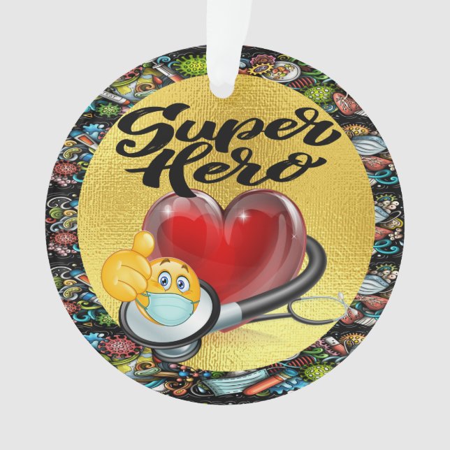 Super Hero Ornament (Vorderseite)