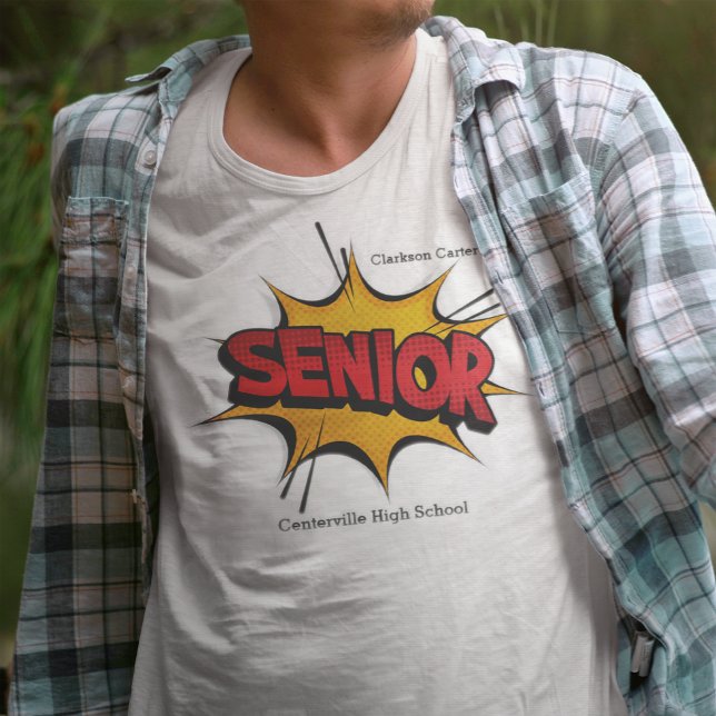 Super Hero Senior T-Shirt (Von Creator hochgeladen)