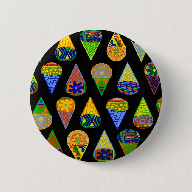 Super Heroes Ice Cream Cones Button (Vorderseite)