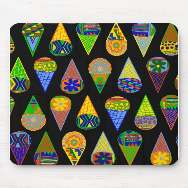 Super Heroes Ice Cream Cones Mousepad (Vorne)