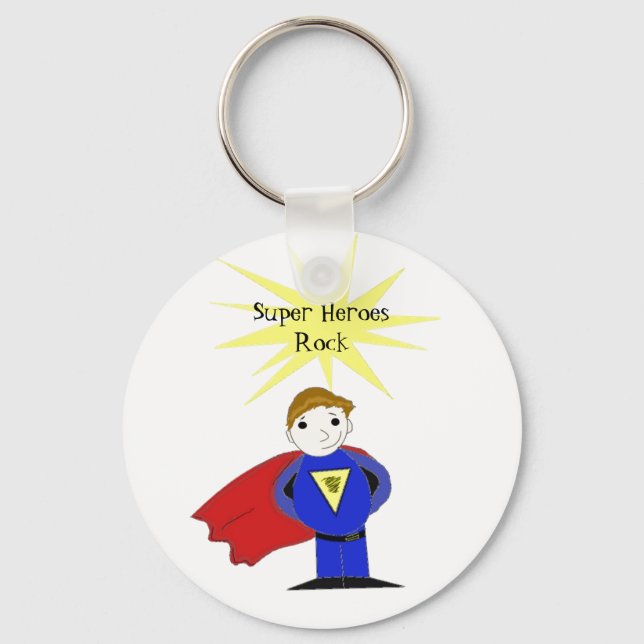 Super Heroes Rock Schlüsselanhänger (Vorderseite)