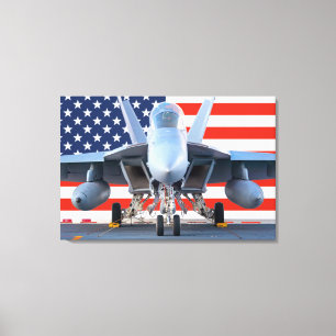 SUPER-HORNET 24x36 F/A-18F Leinwanddruck