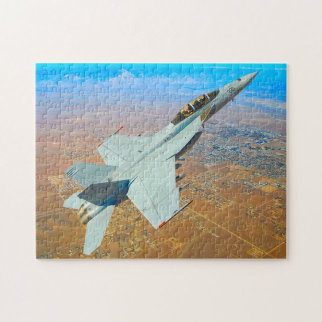 SUPER-HORNET F/A-18F (11x14 INCH) Puzzle (Horizontal)