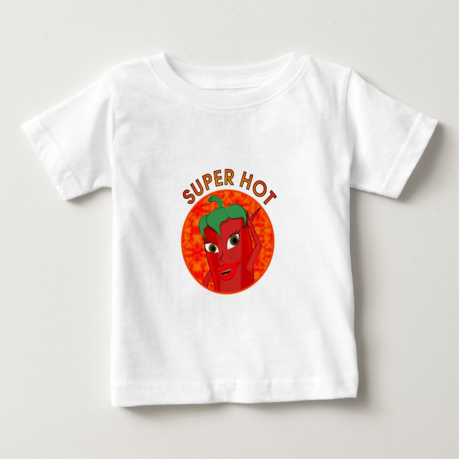 Super Hot Pepper Diva Baby T-shirt (Vorderseite)