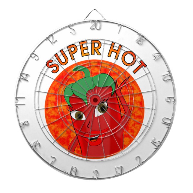 Super Hot Pepper Diva Dartscheibe (vorne)