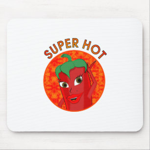 Super Hot Pepper Diva Mousepad