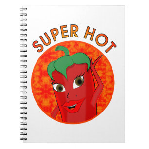 Super Hot Pepper Diva Notizblock