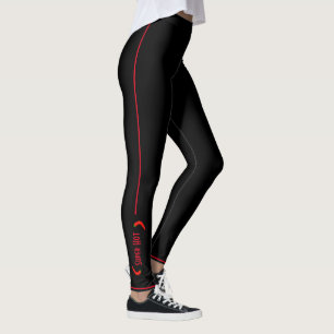 Super Hot Red Green Chili Paprikaschoten Leggings