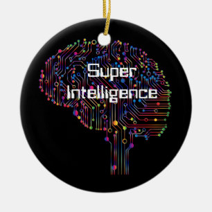 Super-Intelligenz-Technologie Keramik Ornament