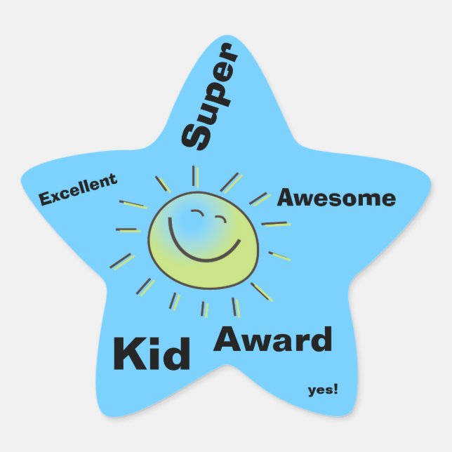 Super Kid Award Stickers (Vorderseite)