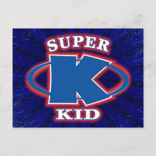 Super Kid Boys Postcard Postkarte