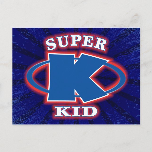 Super Kid Boys Postcard Postkarte (Vorderseite)