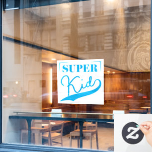 Super Kid Fensteraufkleber