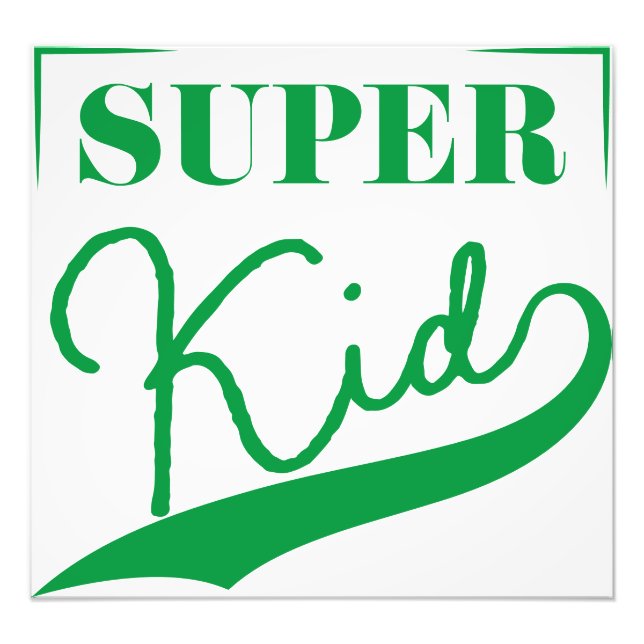 Super Kid Fotodruck (Vorne)