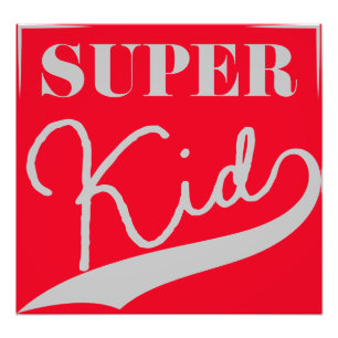 Super Kid Fotodruck