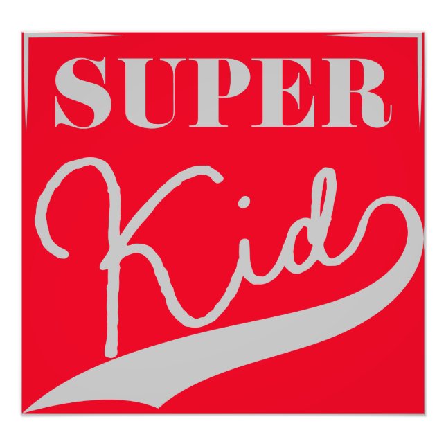 Super Kid Fotodruck (Vorne)