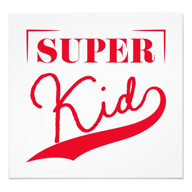 Super Kid Fotodruck (Vorne)