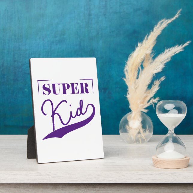 Super Kid Fotoplatte (Seite)