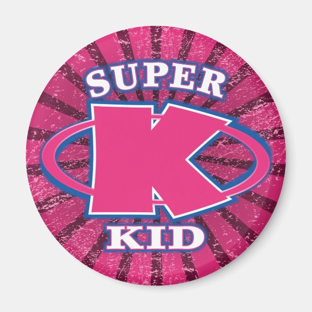 Super Kid Girls Magnet (Vorne)