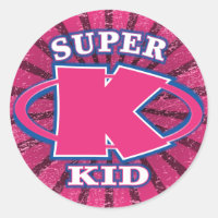 Super Kid Girls Sticker