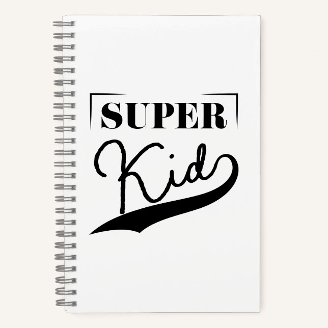 Super Kid Notizbuch (Vorderseite)