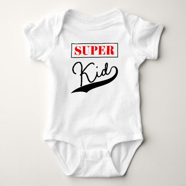 Super Kind  Baby Strampler (Vorderseite)