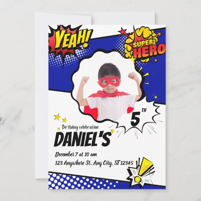 Super Kindergeburtstag Extravaganza Party bros Einladung (Vorderseite)