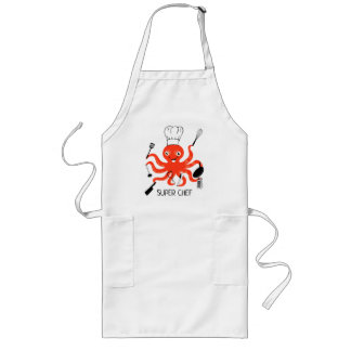 Super Koch Octopus Lange Schürze