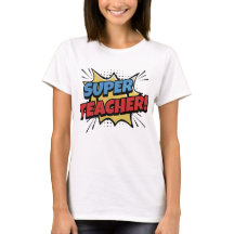 Super-Lehrer im Comic-Stil