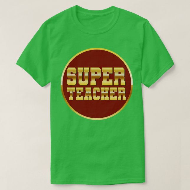 Super-Lehrer T-Shirt (Design vorne)
