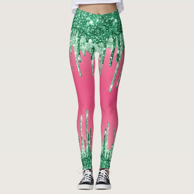 Super lustige, benutzerdefinierte gedruckte Leggin Leggings (Vorderseite)