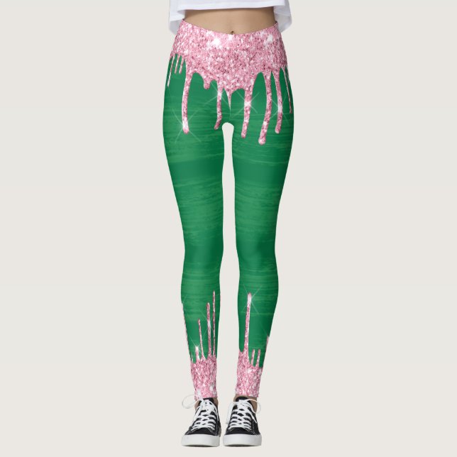 Super lustige, benutzerdefinierte gedruckte Leggin Leggings (Vorderseite)
