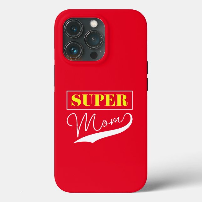 Super Mama Case-Mate iPhone Hülle (Rückseite)