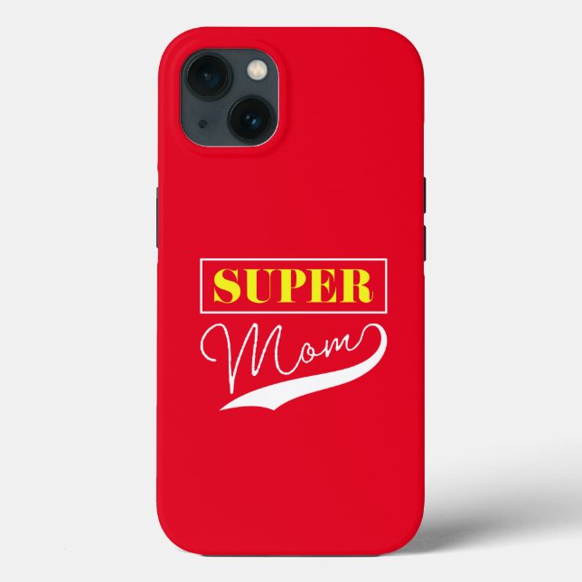 Super Mama Case-Mate iPhone Hülle (Rückseite)