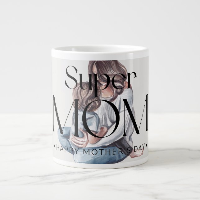 Super Mama Coffee Tasse - Empowerment Mama Trinkbe (Vorderseite)