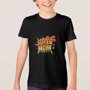 Super Mama Comic Burst Tri-Blend Shirt